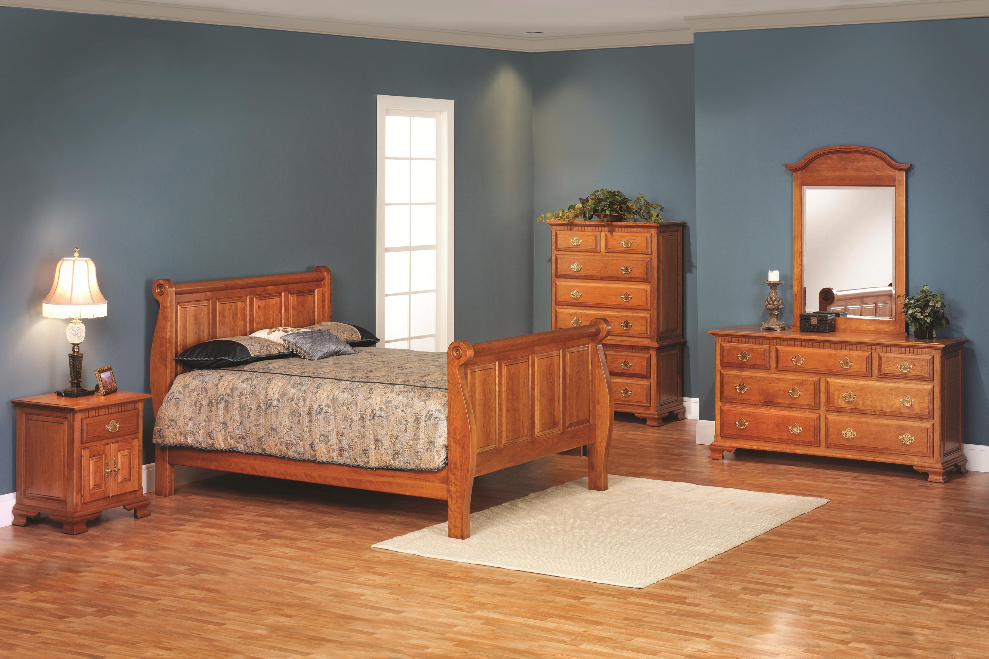 Millcraft Victorias Tradition VT7057KG King Sleigh Bed Wayside